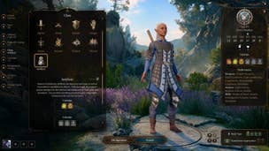 Artificer character creation screen in Baldur's gate 3 mod