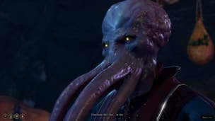 Tav speaking to Omeluum the mind flayer in the Underdark in Baldur's Gate 3